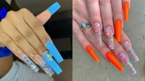 Designs for long nails